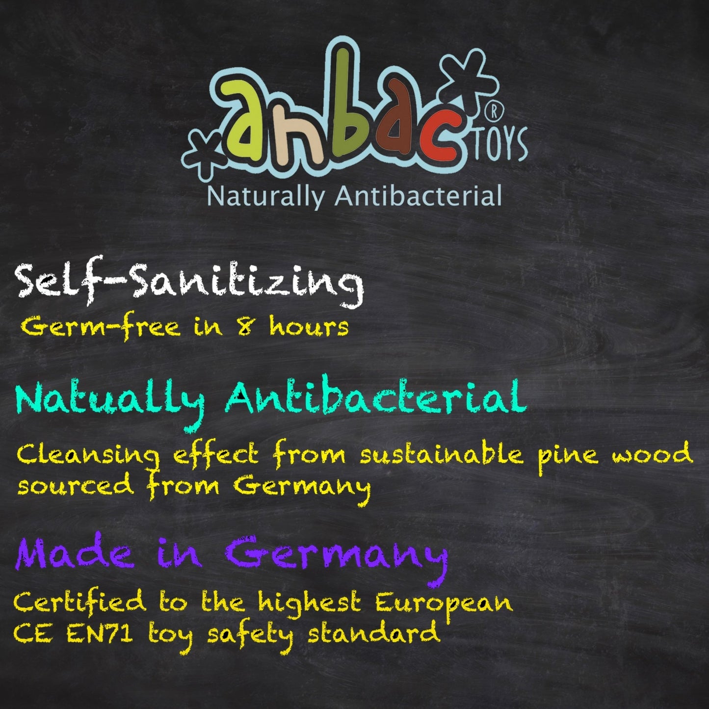 Antibacterial Toy Pyramid-70070-Anbac-LittleShop Toys