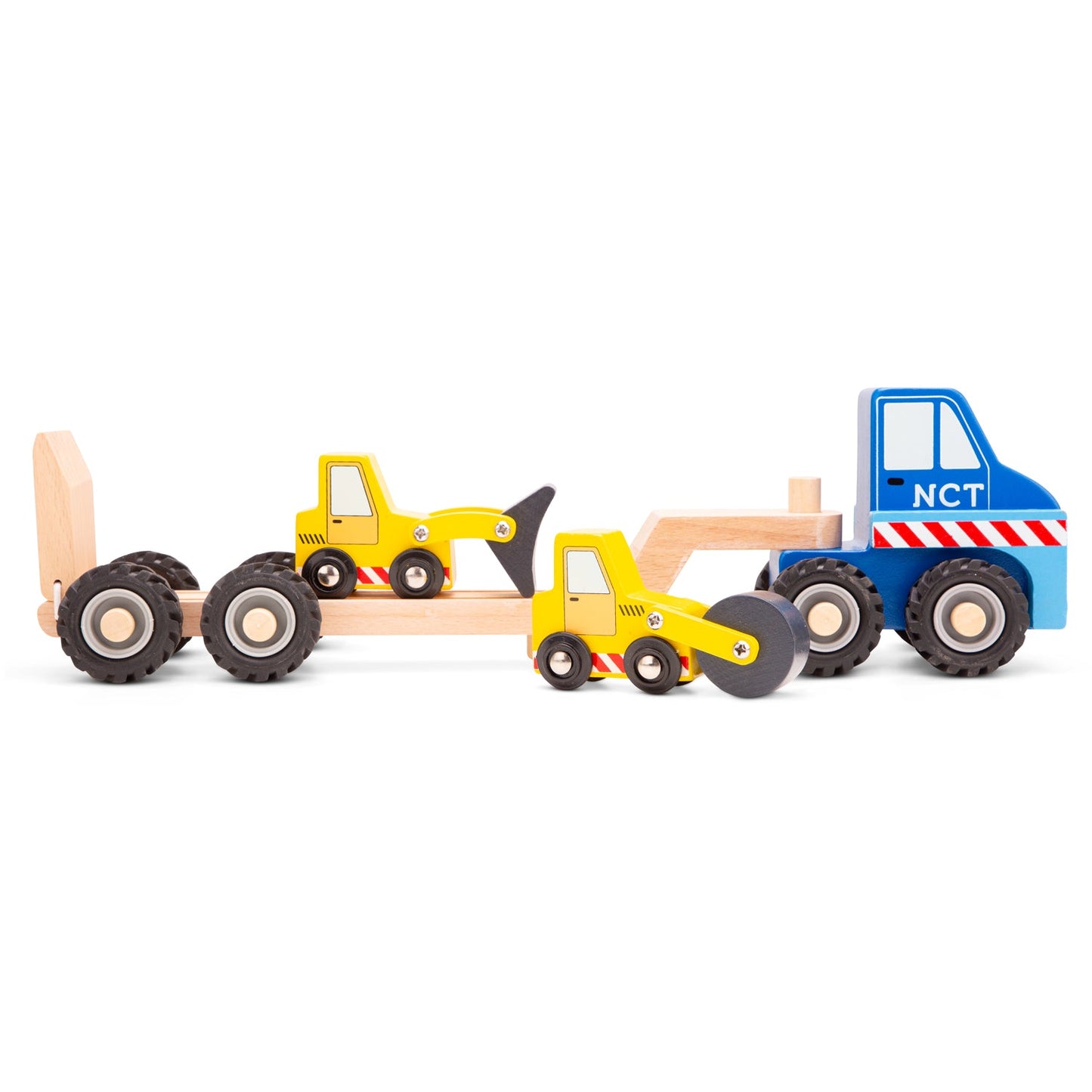 Car Transporter with 2 Construction Vehicles - 11961