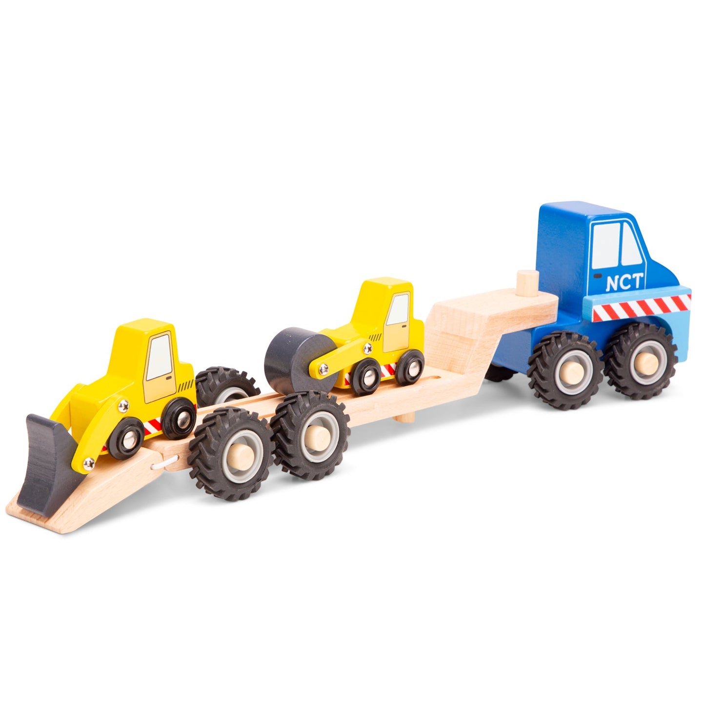 Car Transporter with 2 Construction Vehicles - 11961