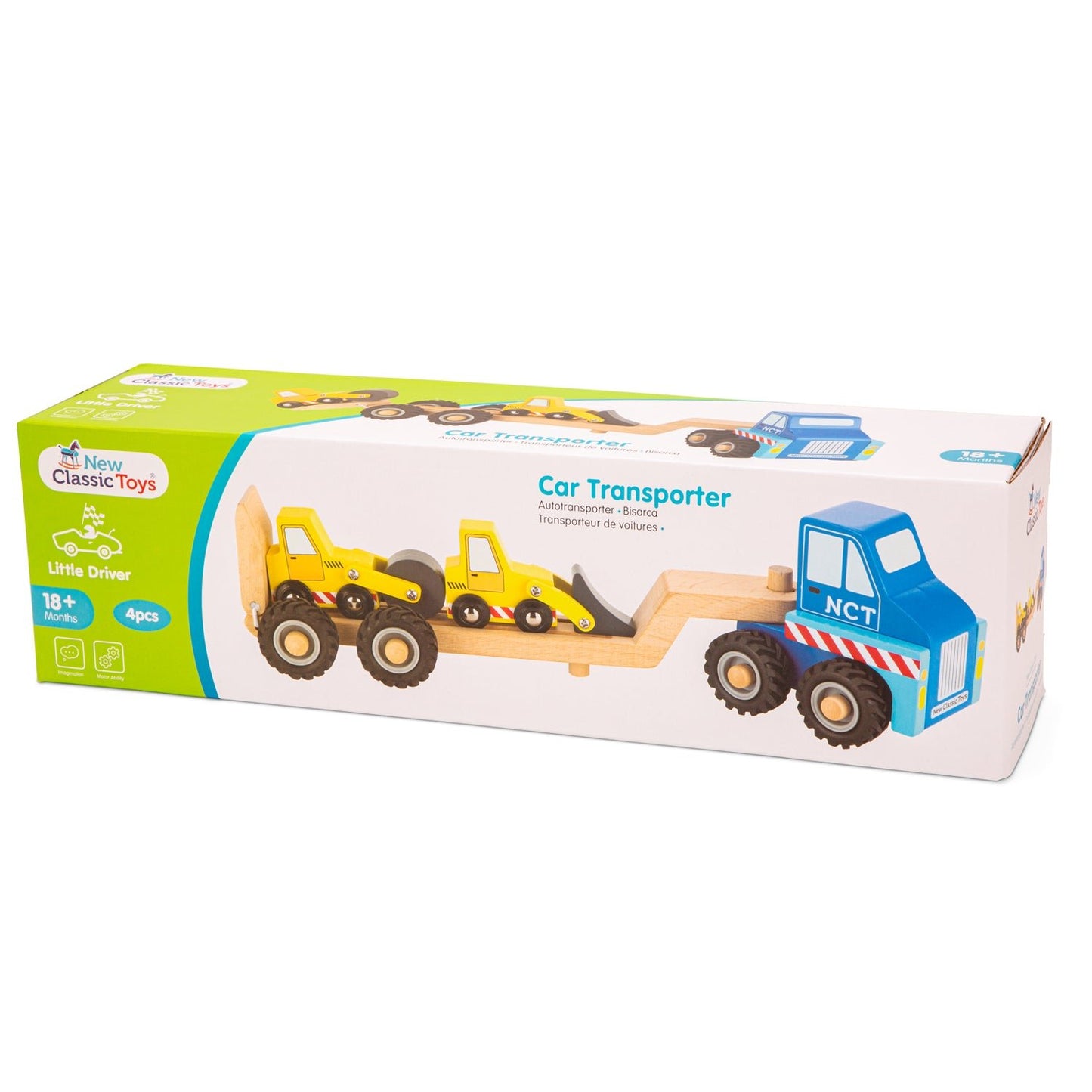 Car Transporter with 2 Construction Vehicles - 11961