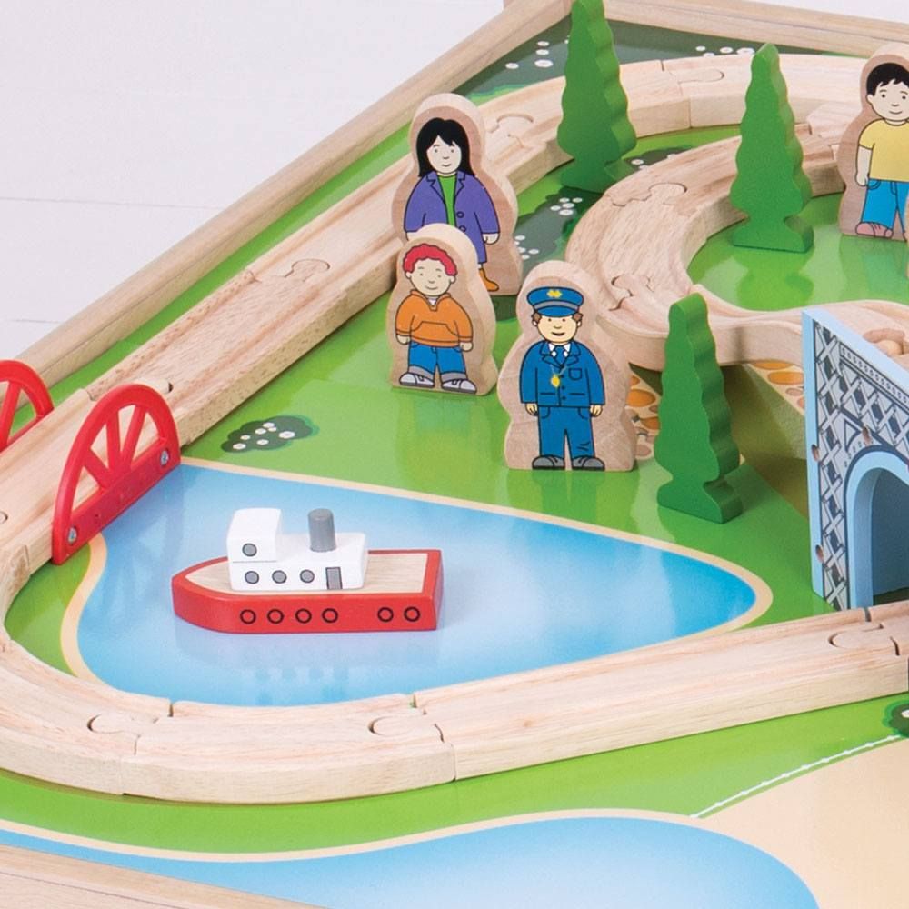 City Train Set and Table - BJT045