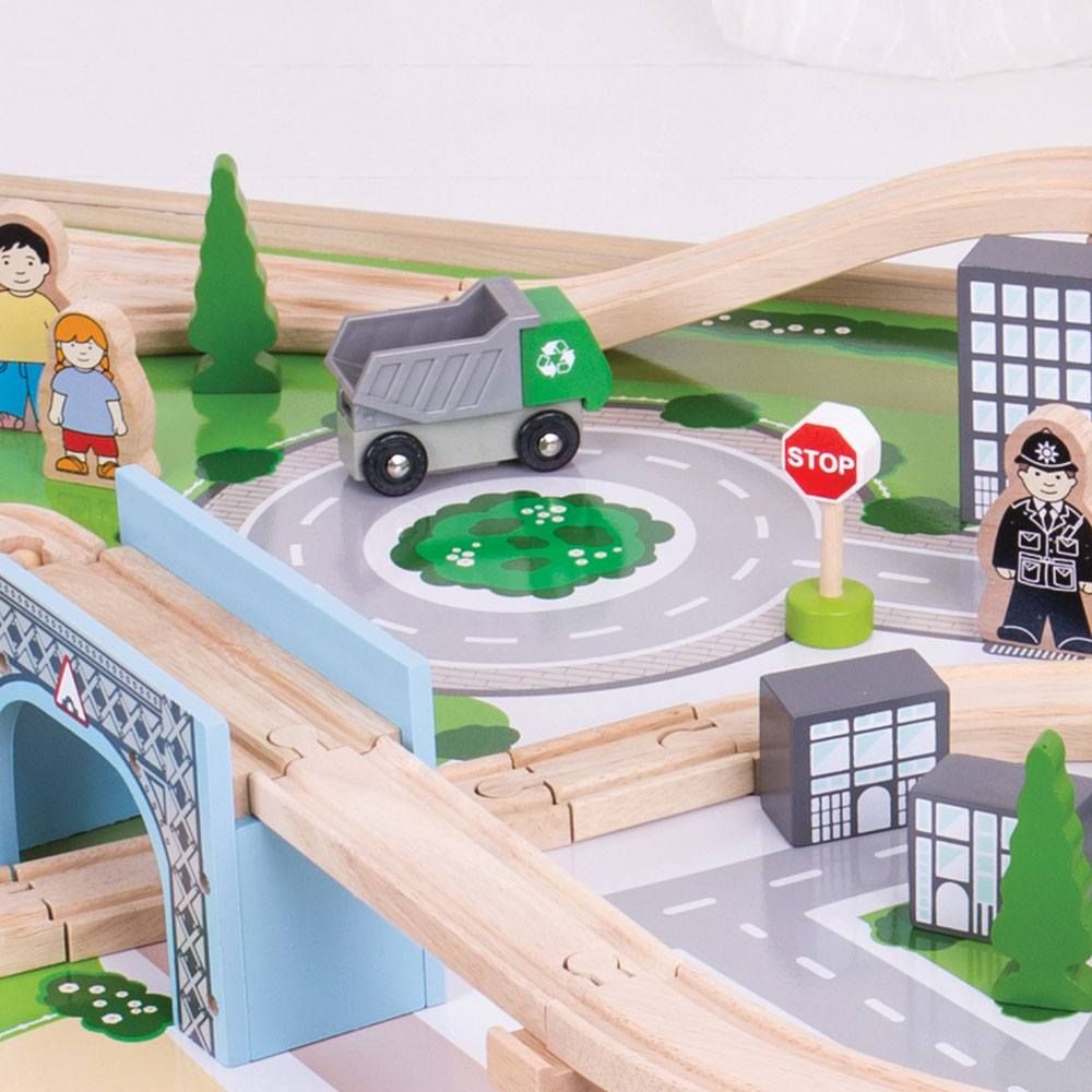 City Train Set and Table - BJT045