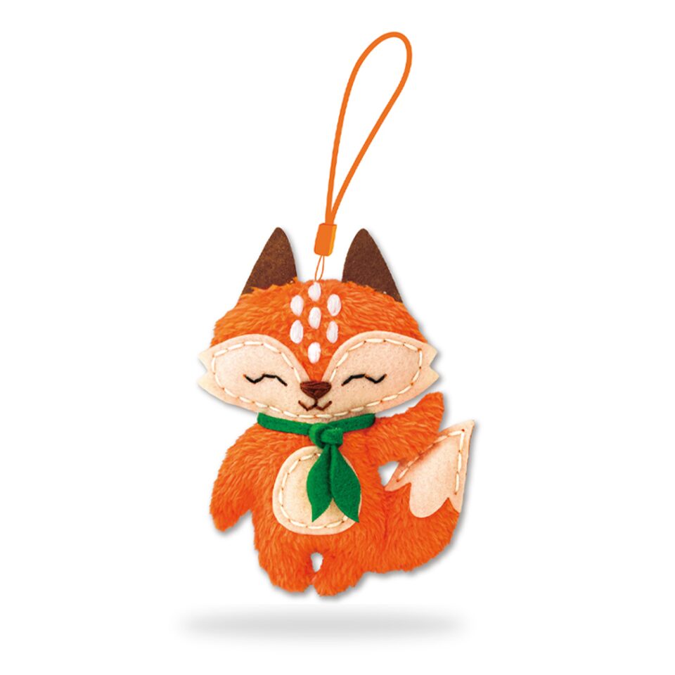 DIY Sewing Keychain - Fox -