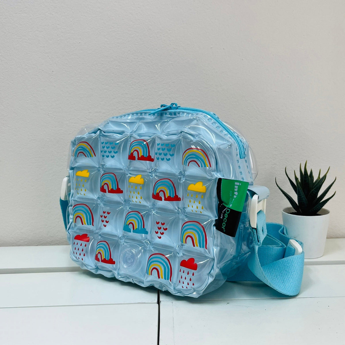 Inflatable Messenger Bag - Rainbow - 1109 - BL - Inflat Decor - LittleShop Toys