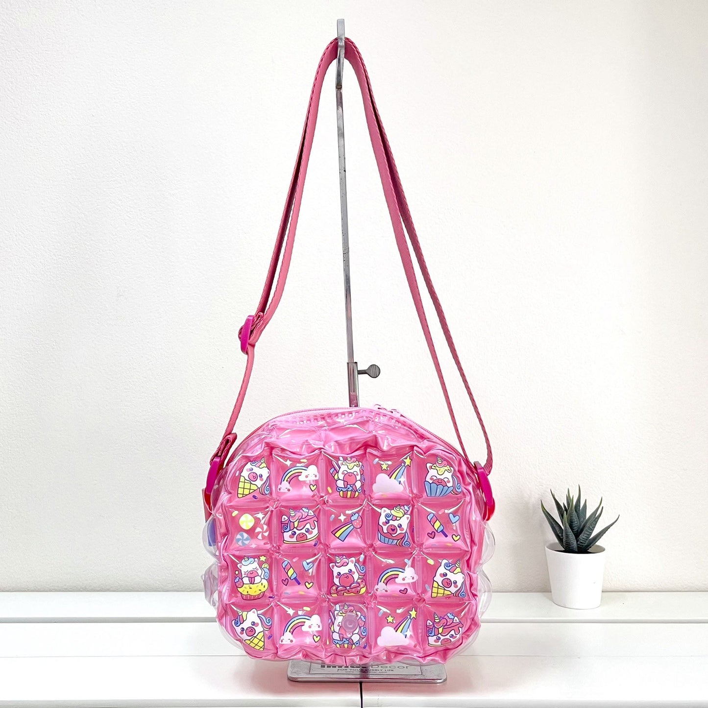 Inflatable Messenger Bag (Small) - Cupcake Unicorn - 1184 - Inflat Decor - LittleShop Toys