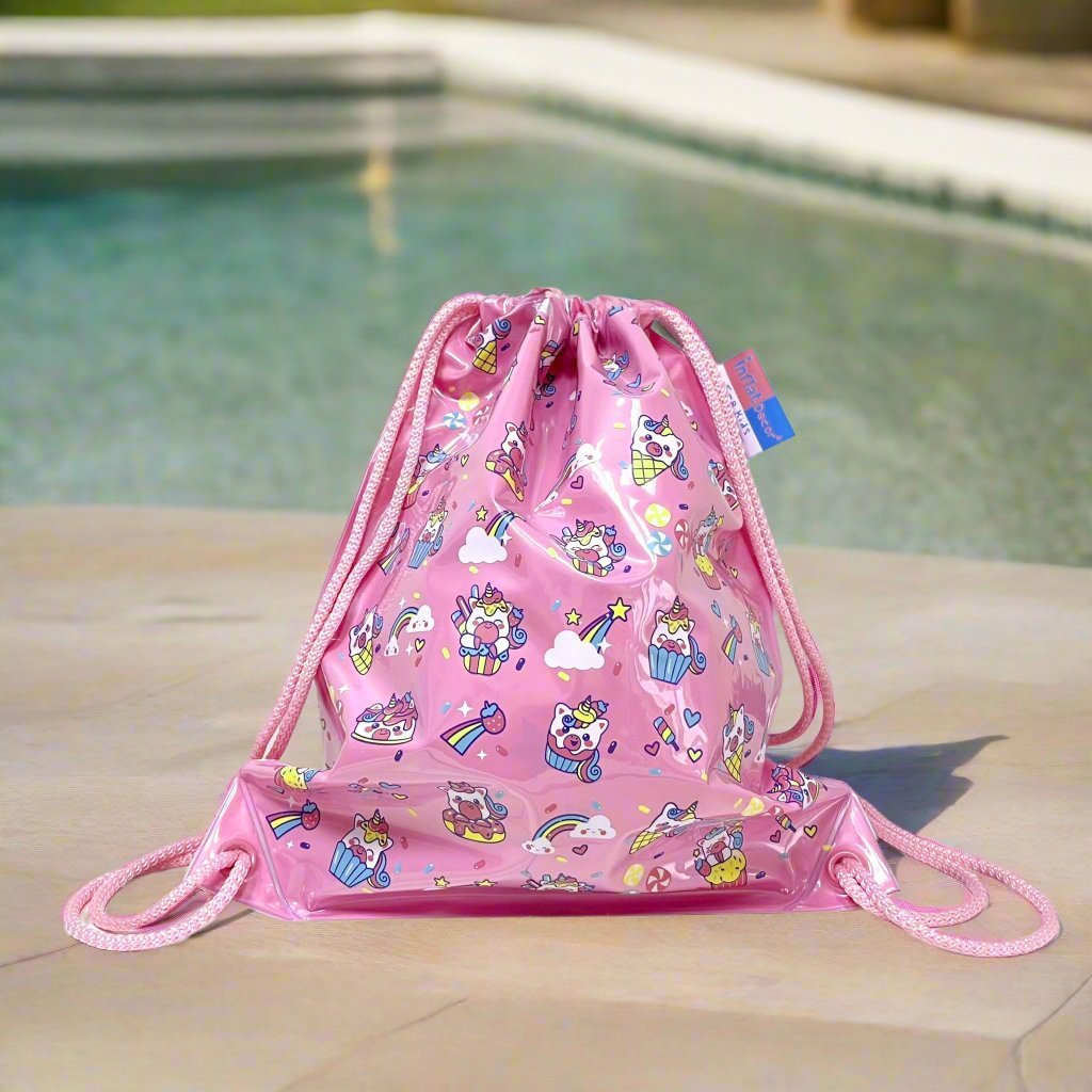Inflatable Swim Bag - Cupcake Unicorn - 1183 - Inflat Decor - LittleShop Toys