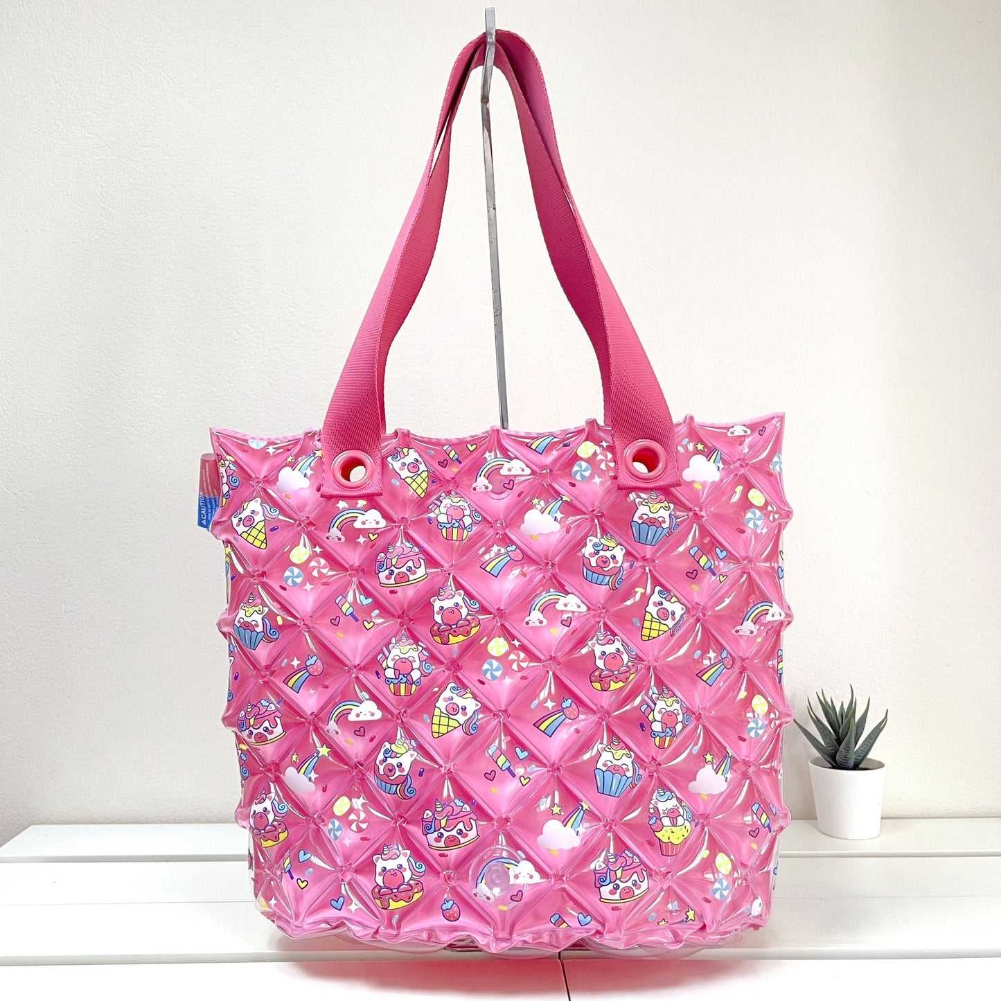 Inflatable Tote Bag (Small) - Cupcake Unicorn - 1181 - Inflat Decor - LittleShop Toys