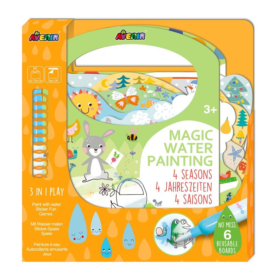 Magic Water 4 Seasons Painting Activity Book -