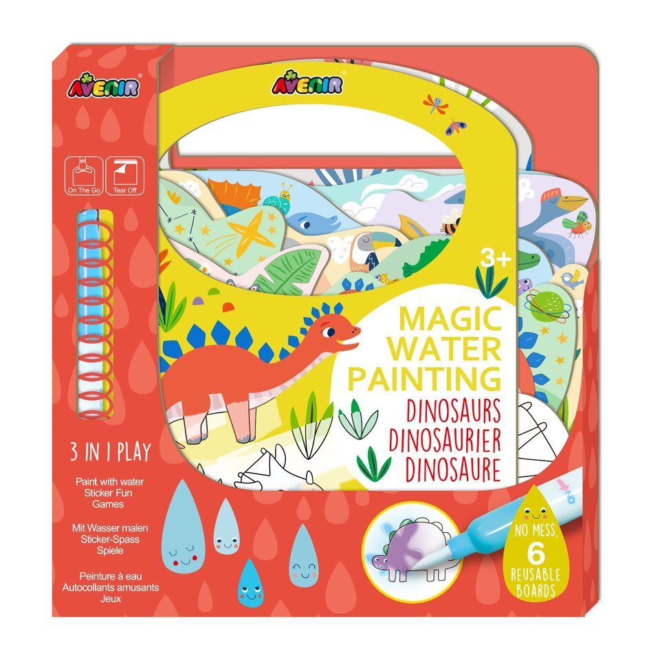 Magic Water Dinosaur Painting Activity Book - 6920773317768