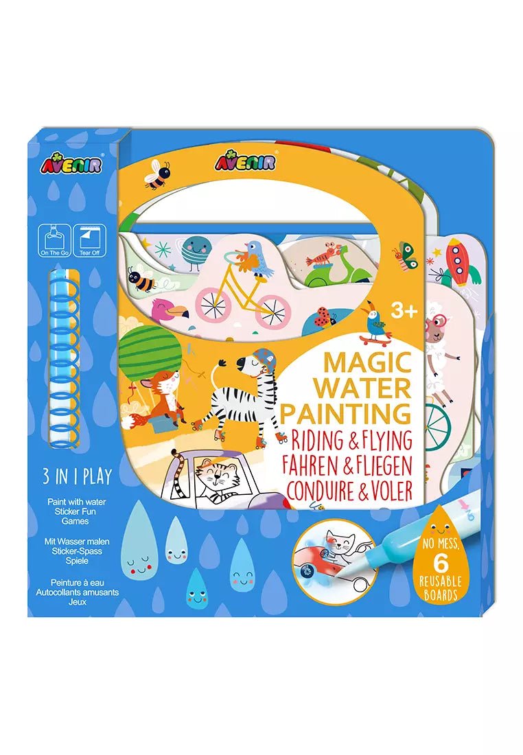 Magic Water Riding & Flying Painting Activity Book -