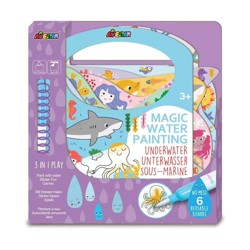 Magic Water Underwater Painting Under the Sea Activity Book -