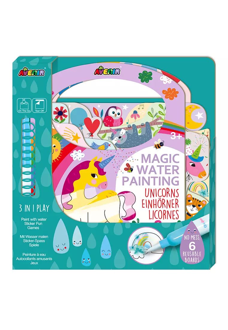 Magic Water Unicorns Painting Activity Book -