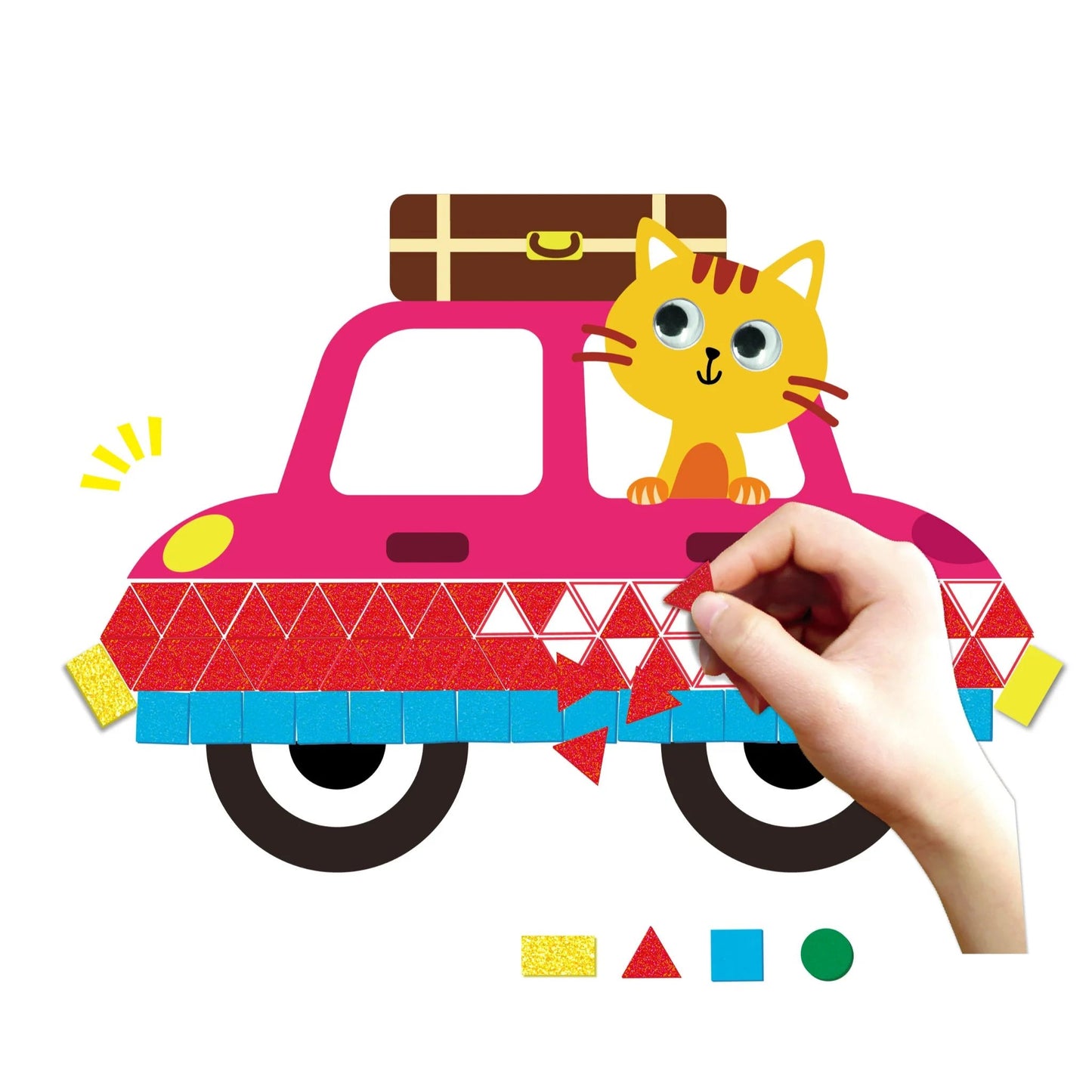 Mosaic Sticker Book Junior - Cars -