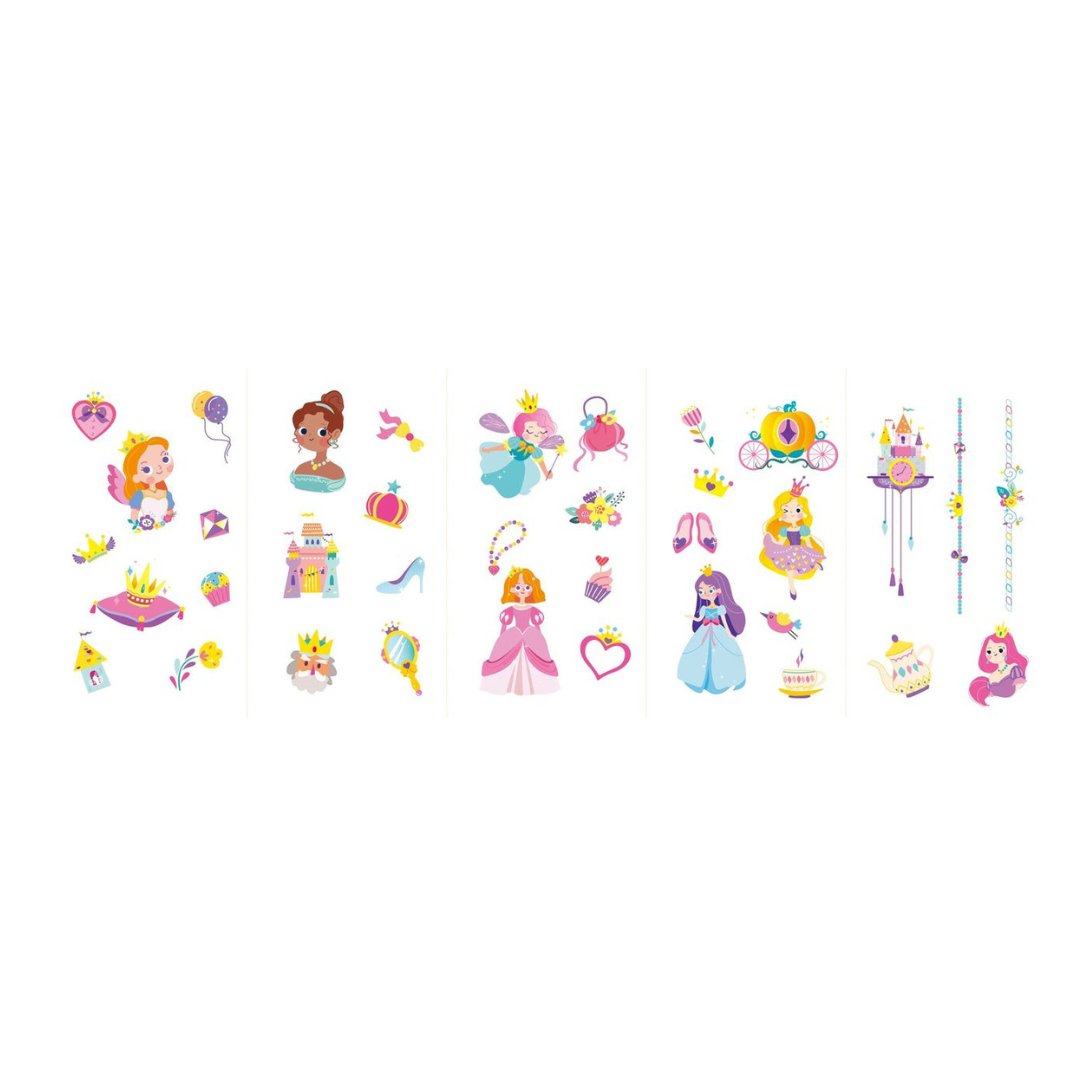 Nail Stickers and Tattoos Box Set - Princess - NA218206