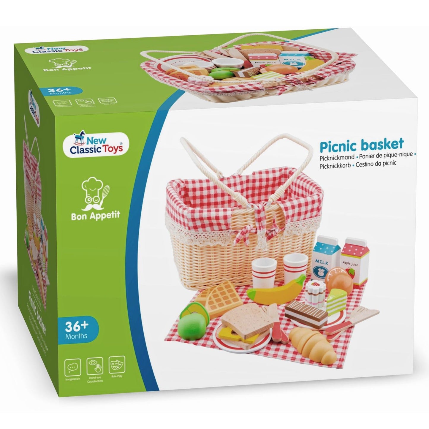 Picnic Basket Set - 27 Pieces - 10590
