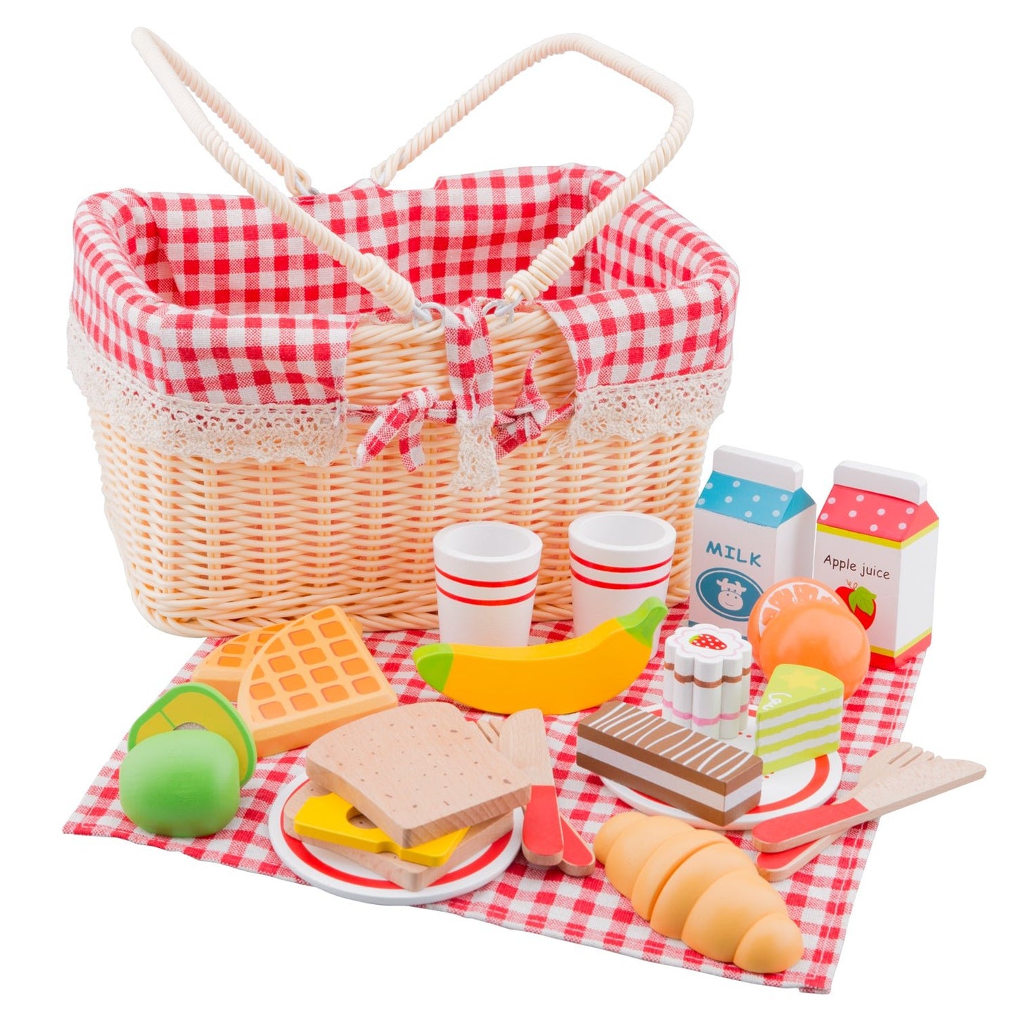 Picnic Basket Set - 27 Pieces - 10590