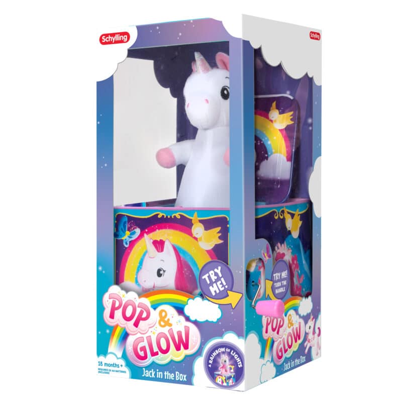 Pop & Glow Unicorn Jack In The Box - UJB