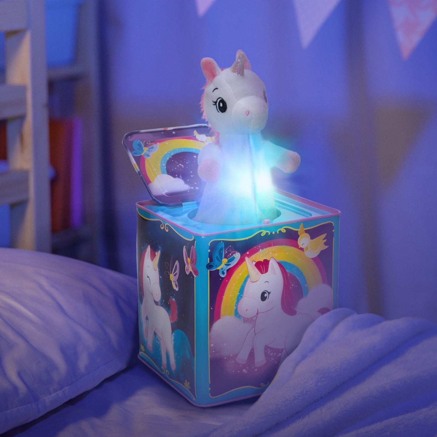 Pop & Glow Unicorn Jack In The Box - UJB