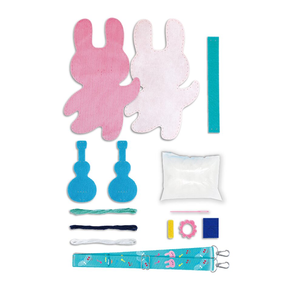Sewing My Animal Friend with Carrier Strap - Musical Bunny - 6920773318154