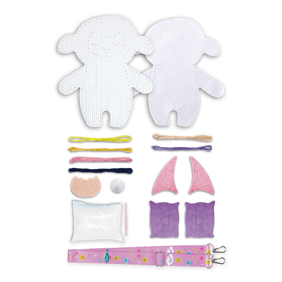 Sewing My Animal Friend with Carrier Strap - Snoozy Lamb -