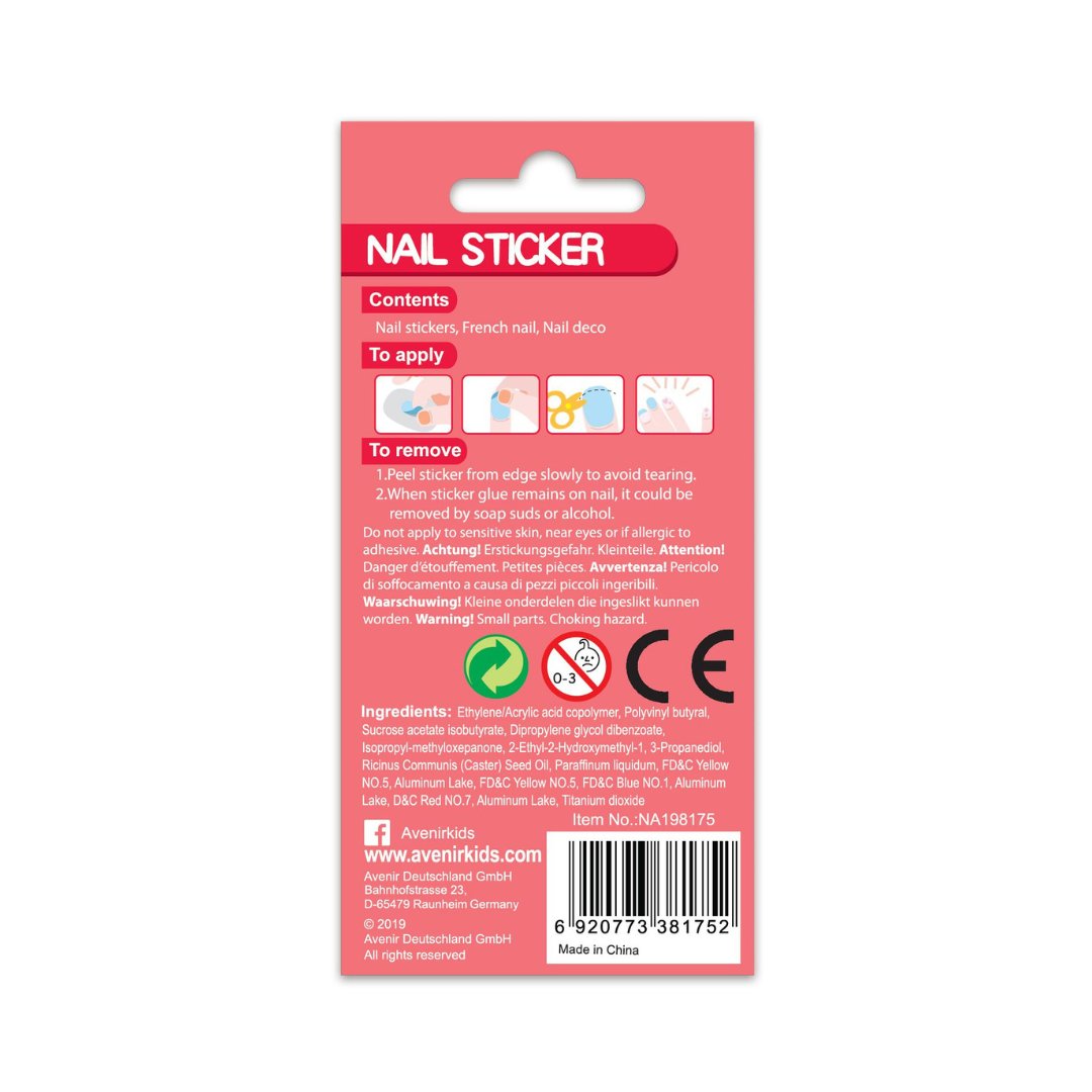 Small Nail Stickers - Fruits (38 pcs) - NA198175