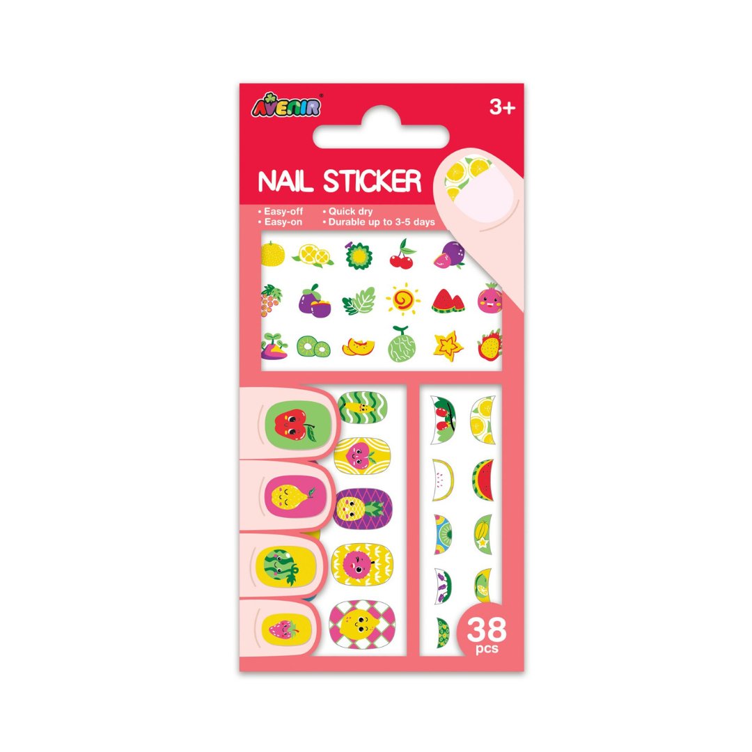 Small Nail Stickers - Fruits (38 pcs) - NA198175