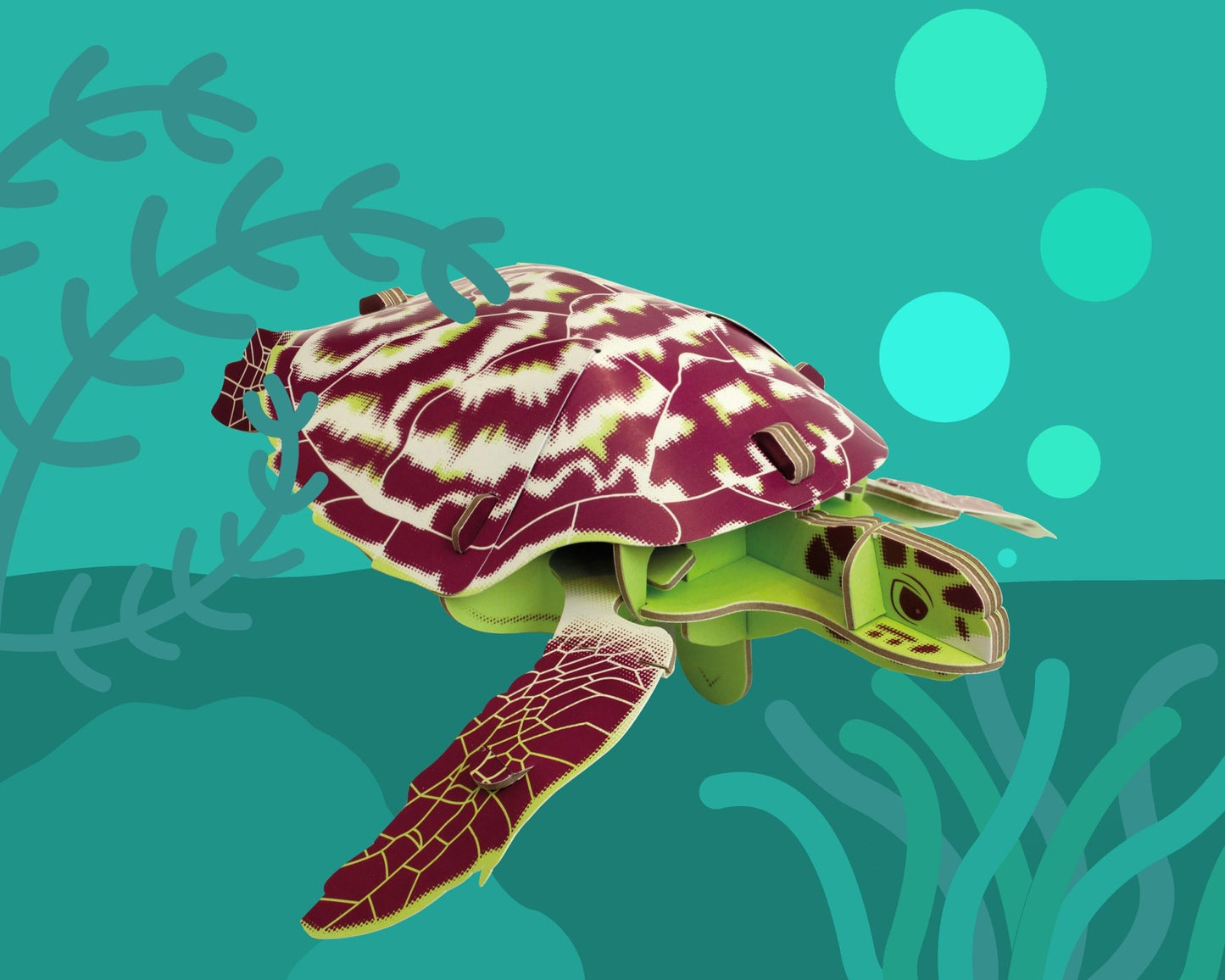 STEM Build - Hawksbill Turtle with Moving Mechanisms - BYOMB 007