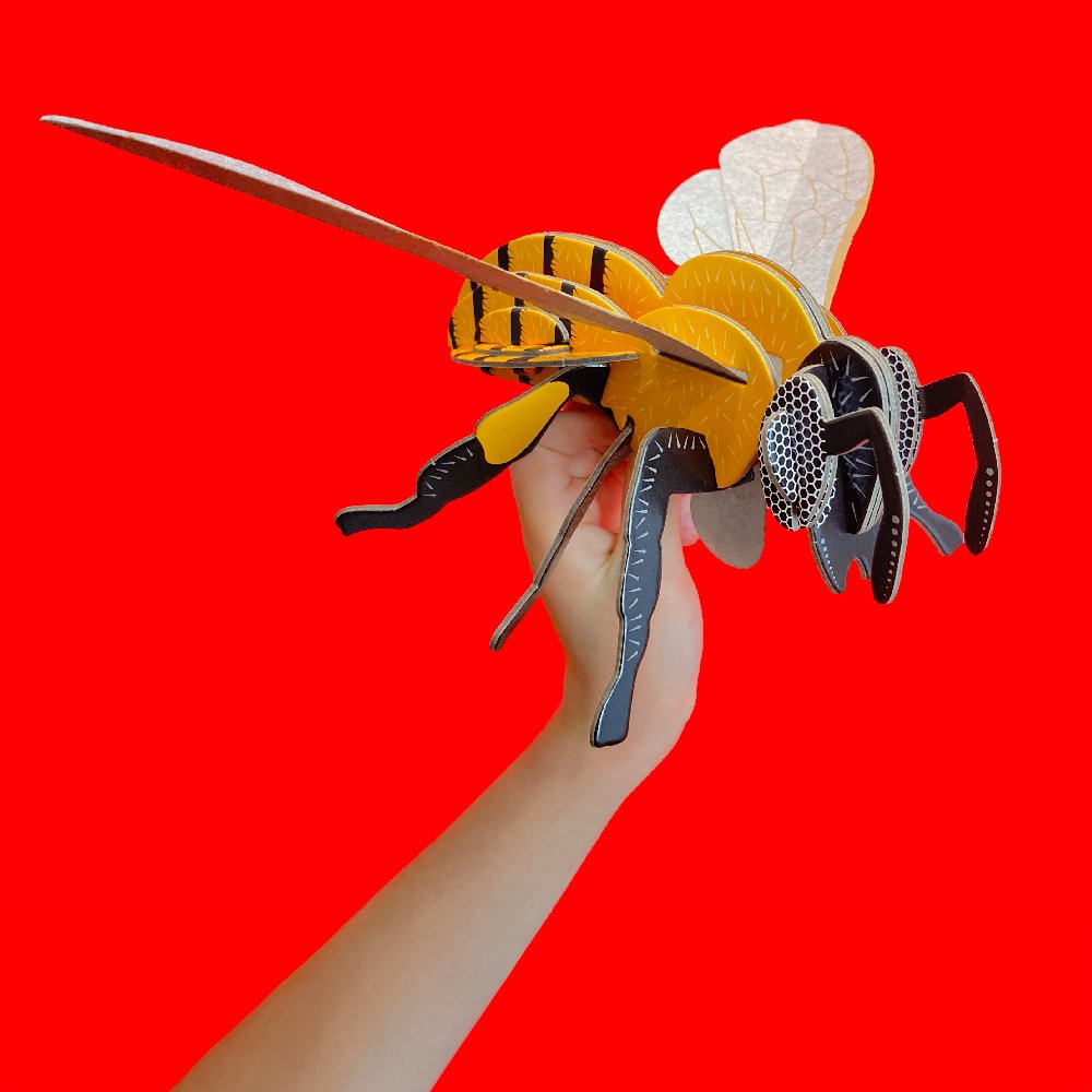 STEM Build - Honey Bee with Moving Mechanisms - BYOMB 001