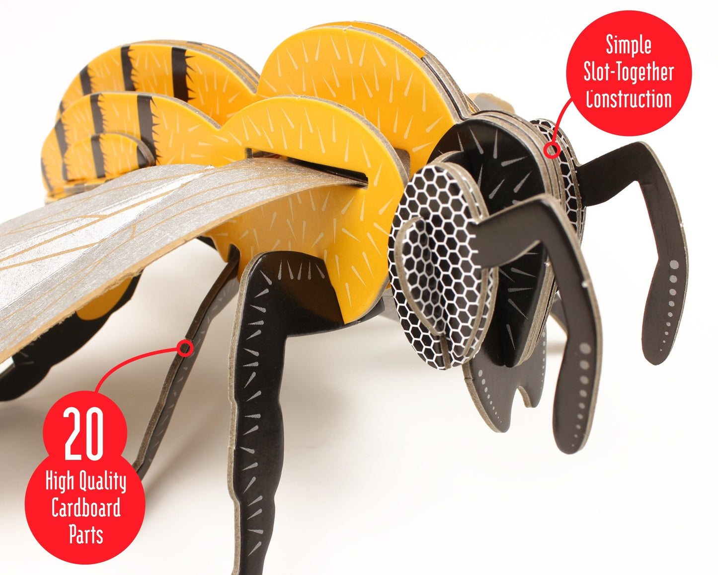 STEM Build - Honey Bee with Moving Mechanisms - BYOMB 001