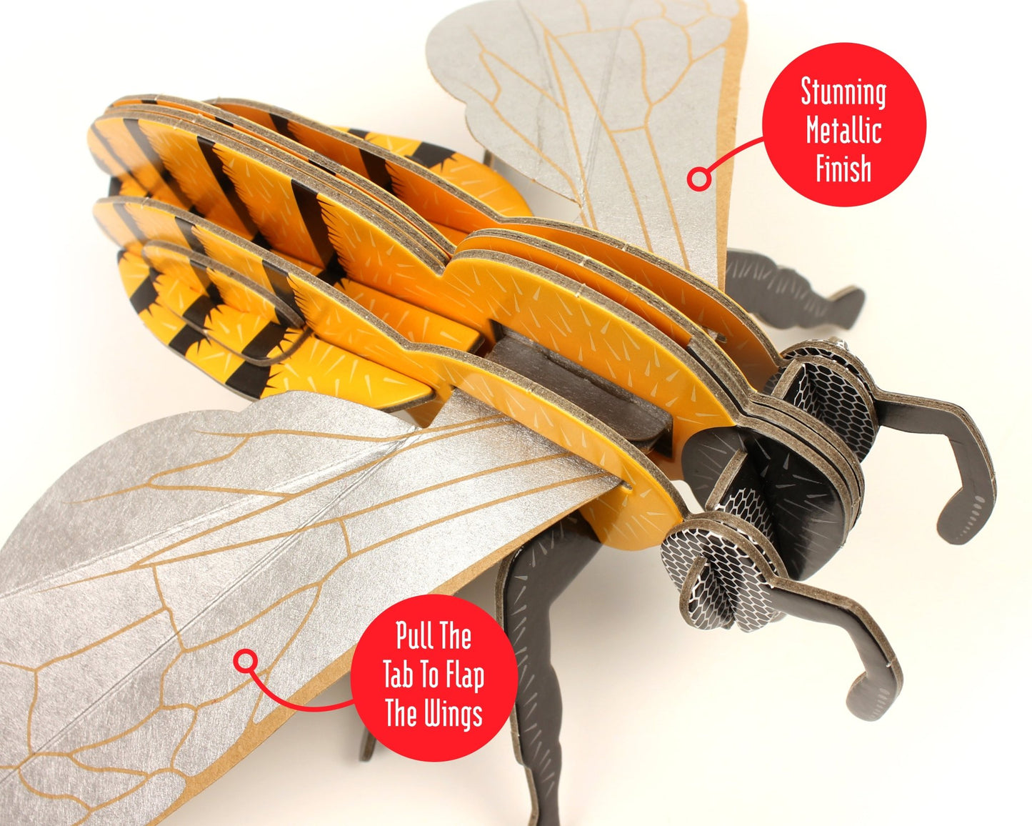 STEM Build - Honey Bee with Moving Mechanisms - BYOMB 001