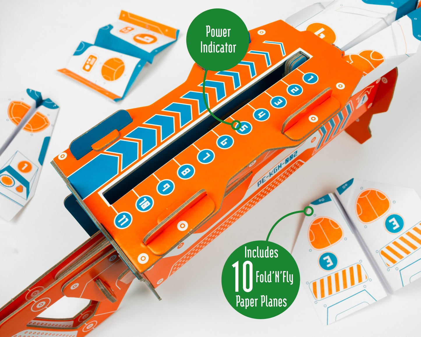STEM Build - Paper Plane Launcher with Game Accessories - BYO 002