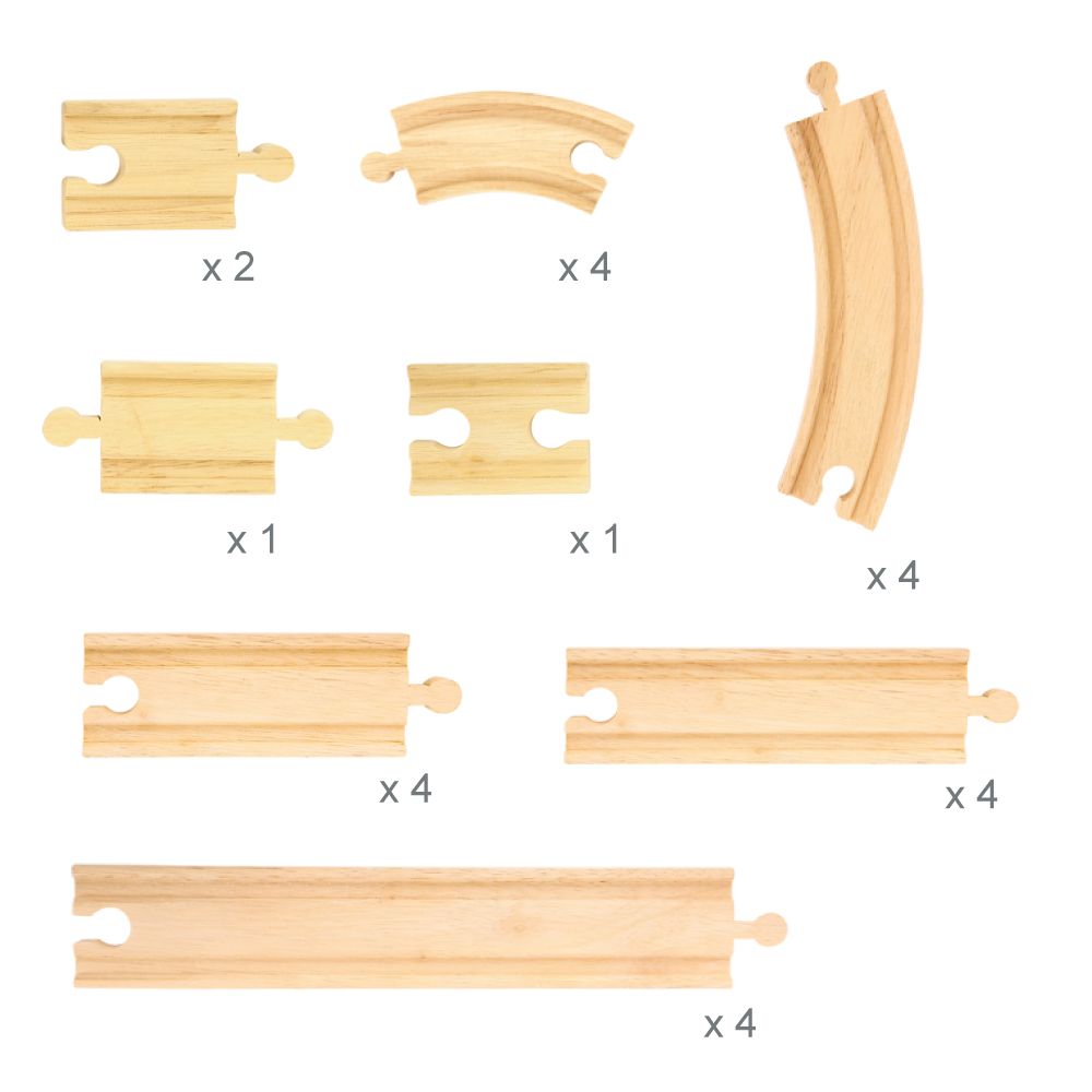 Straights & Curve Track Pack - BJT057
