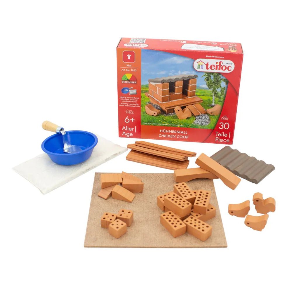 Teifoc Real Bricks Building Sets - Chicken Coop - TEI 1023 - Teifoc - LittleShop Toys