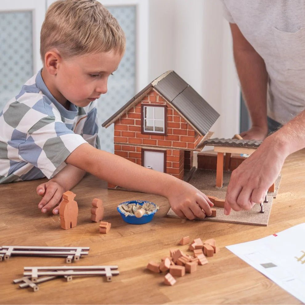 Teifoc Real Bricks Building Sets - Farm Building Set - TEI 4920 - Teifoc - LittleShop Toys