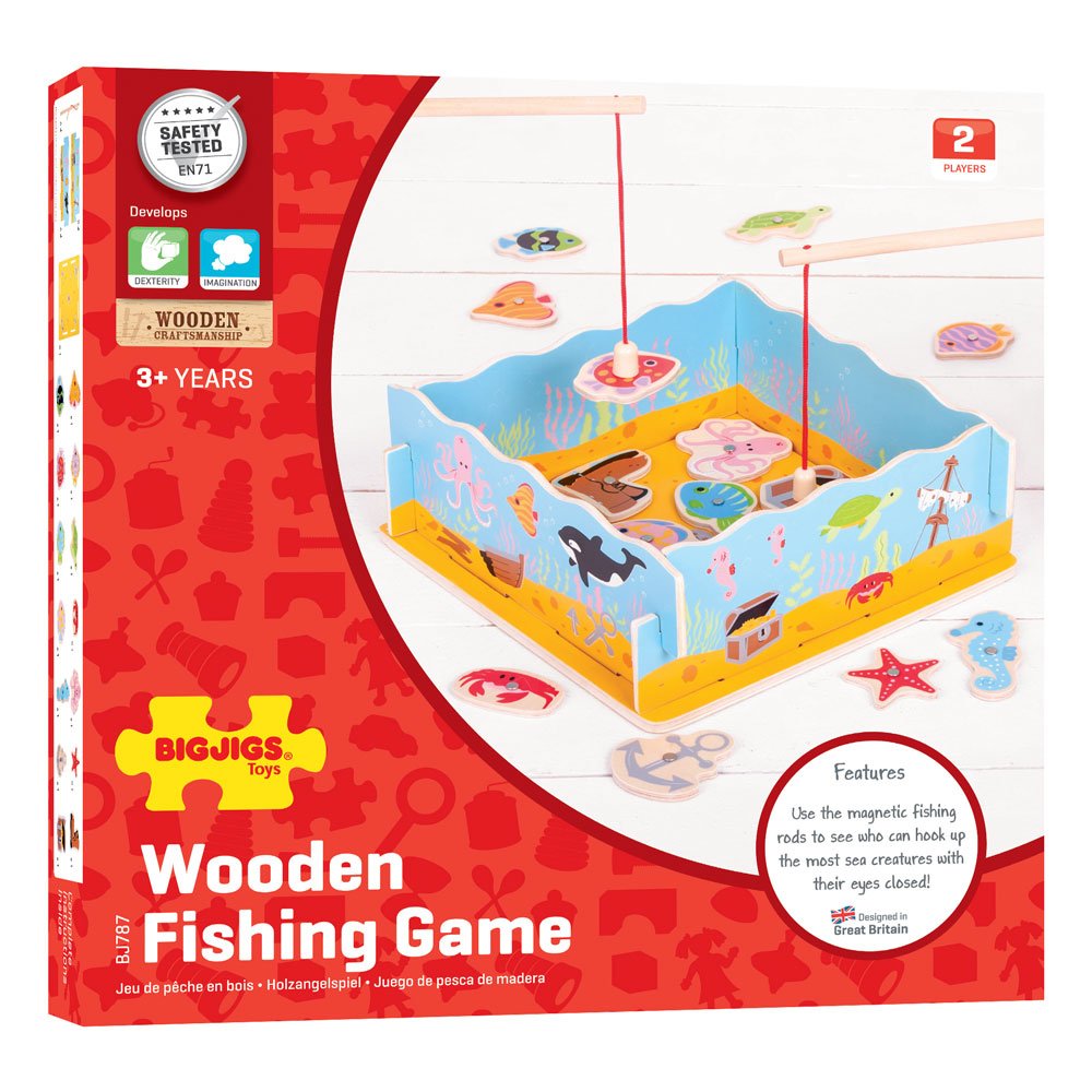 Wooden Magnetic Fishing Game - BJ787