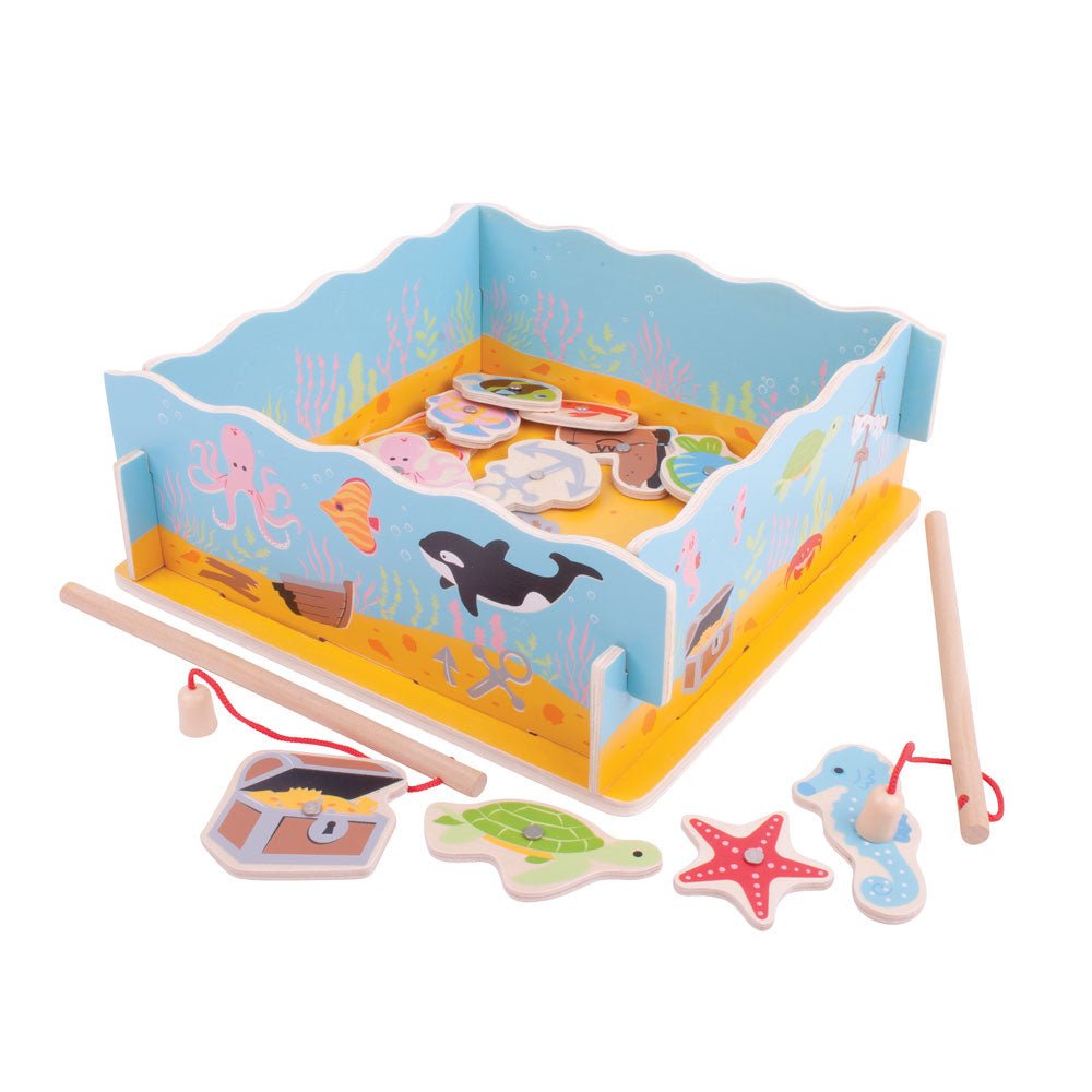 Wooden Magnetic Fishing Game - BJ787