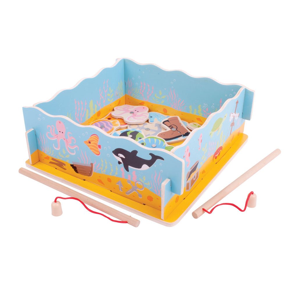 Wooden Magnetic Fishing Game - BJ787