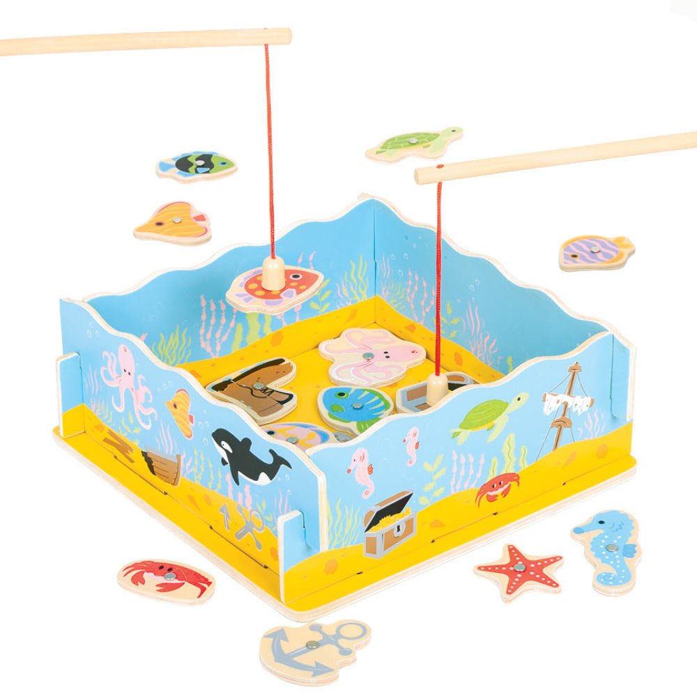 Wooden Magnetic Fishing Game - BJ787