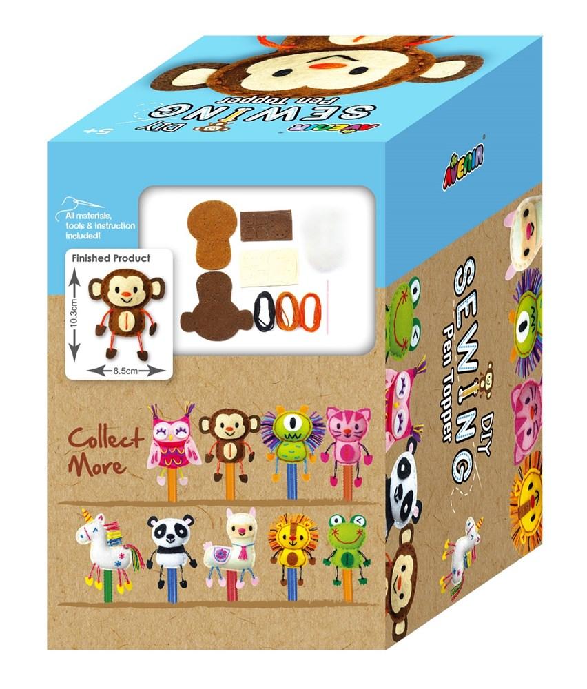 DIY Sewing Pen Topper - Monkey - Avenir - LittleShop Toys