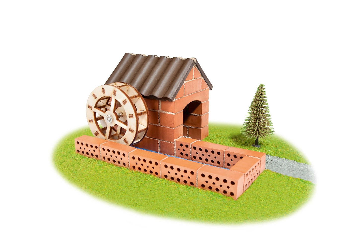 Teifoc Real Bricks Building Sets - Watermill - TEI 4030 - Teifoc - LittleShop Toys