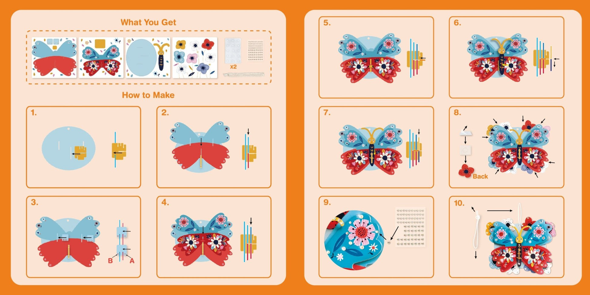Avenir - 3D Decoration Big Butterfly - PZ215068 - Avenir - LittleShop Toys