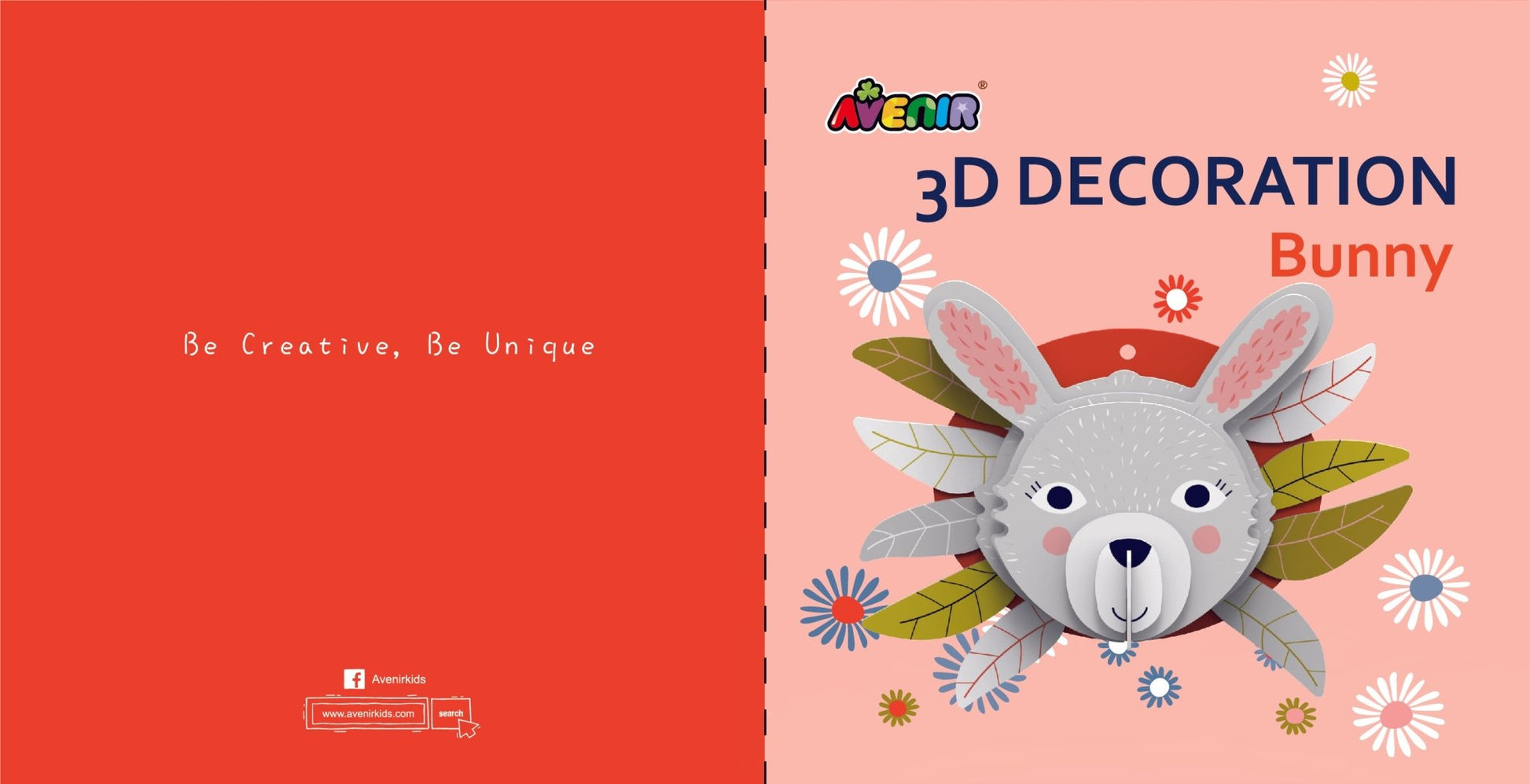 Avenir - 3D Decoration - Bunny - PZ205062 - Avenir - LittleShop Toys