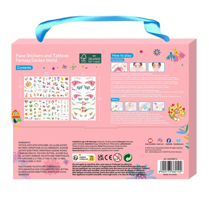 Avenir - Face Sticker and Tattoos Fantasy Garden World - NA248212 - Avenir - LittleShop Toys