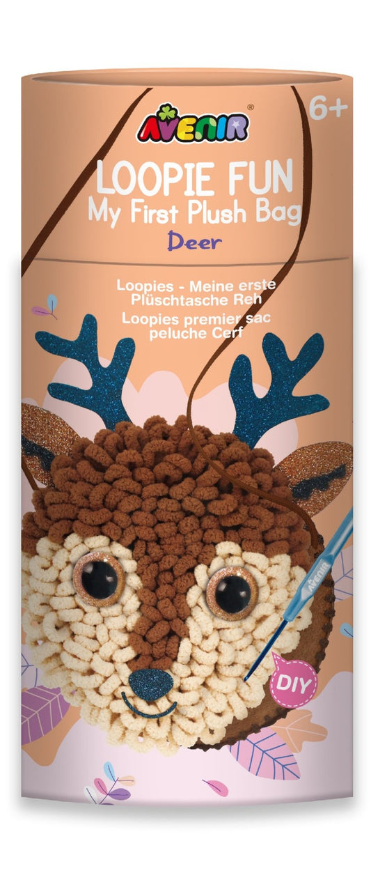 Avenir - Loopie Fun My First Plush Bag - Deer - CH211754 - Avenir - LittleShop Toys