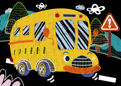Avenir - Mini Scratch Book - Cars - CH221659 - Avenir - LittleShop Toys