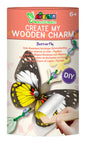 Avenir - Natural Creation Create My Wooden Charm Butterfly - CH232097 - Avenir - LittleShop Toys