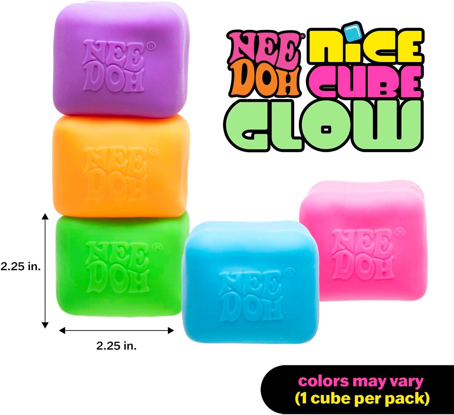 NeeDoh® Glow Nice Cube - GNCBND - LittleShop Toys - LittleShop Toys
