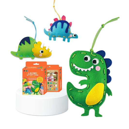 Lacing My First Charm Level 1 - Dino Friends - 6920773317980 - Avenir - LittleShop Toys