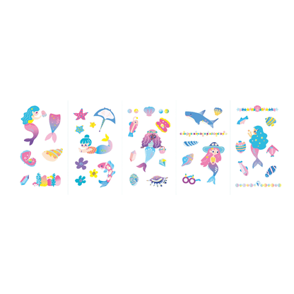 Nail Stickers and Tattoos Box Set - Mermaid - NA218204 - Avenir - LittleShop Toys